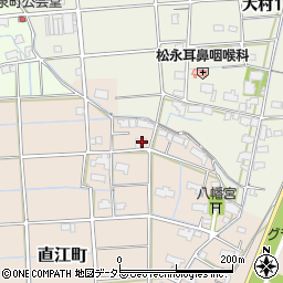 岐阜県大垣市直江町39周辺の地図