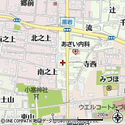 愛知県一宮市浅井町黒岩石刀山43周辺の地図