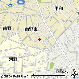 愛知県江南市宮田町南野東116周辺の地図