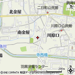 愛知県犬山市羽黒川原口54周辺の地図