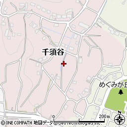 神奈川県平塚市千須谷周辺の地図