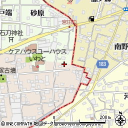 愛知県一宮市浅井町尾関同者61周辺の地図