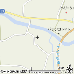 岐阜県恵那市山岡町上手向1326周辺の地図