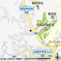 神奈川県鎌倉市植木115-43周辺の地図
