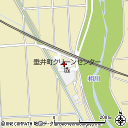 垂井町役場　クリーンセンター周辺の地図