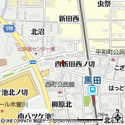 愛知県一宮市木曽川町黒田酉新田西ノ切35周辺の地図