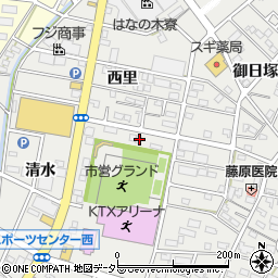 愛知県江南市高屋町清水96周辺の地図