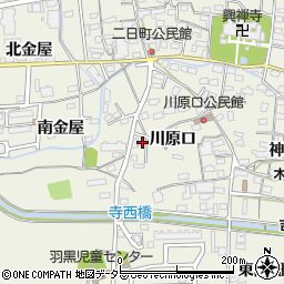 愛知県犬山市羽黒川原口49周辺の地図