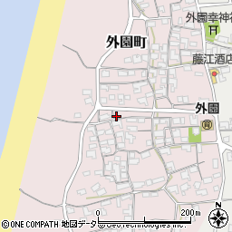 島根県出雲市外園町269-2周辺の地図