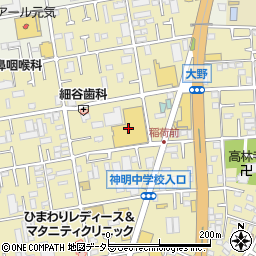 アスビーファム　平塚四之宮店周辺の地図