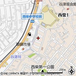 リパーク横浜西柴１丁目駐車場周辺の地図