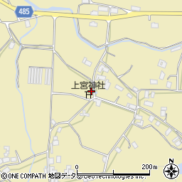 京都府綾部市白道路町（河井田）周辺の地図