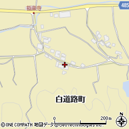 京都府綾部市白道路町笹谷周辺の地図