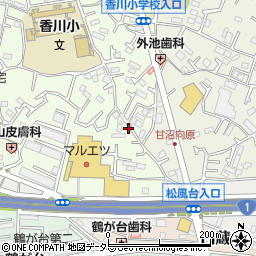 神奈川県茅ヶ崎市香川1丁目4-43周辺の地図