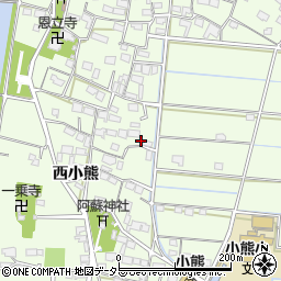 岐阜県羽島市小熊町西小熊1550周辺の地図