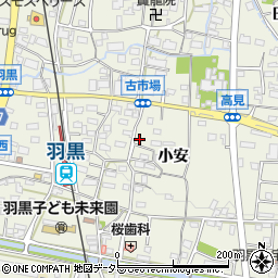愛知県犬山市羽黒小安76-3周辺の地図
