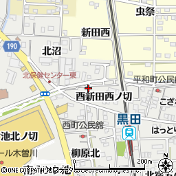 愛知県一宮市木曽川町黒田酉新田西ノ切42周辺の地図