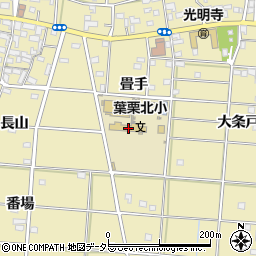 愛知県一宮市光明寺畳手55周辺の地図