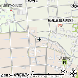 岐阜県大垣市直江町43周辺の地図