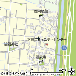 岐阜県大垣市墨俣町下宿22周辺の地図
