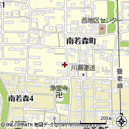 岐阜県大垣市南若森町857周辺の地図