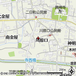 愛知県犬山市羽黒川原口18周辺の地図