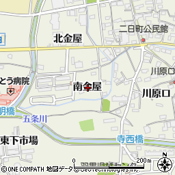 愛知県犬山市羽黒南金屋周辺の地図