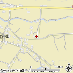 京都府綾部市白道路町北国田周辺の地図