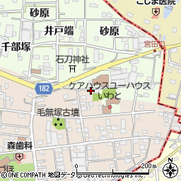 愛知県一宮市浅井町尾関同者44周辺の地図