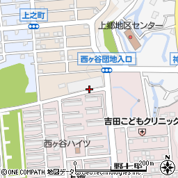 神奈川県横浜市栄区上之町61周辺の地図