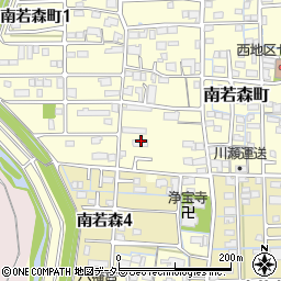 岐阜県大垣市南若森町820-4周辺の地図