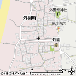 島根県出雲市外園町252周辺の地図