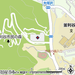 金沢動物園金沢自然公園正面口駐車場周辺の地図