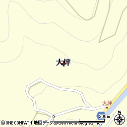 兵庫県養父市大坪周辺の地図