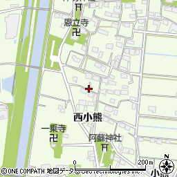 岐阜県羽島市小熊町西小熊4308周辺の地図