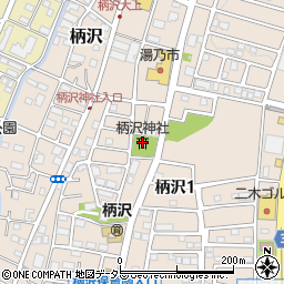 柄沢神社周辺の地図