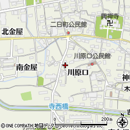 愛知県犬山市羽黒川原口20周辺の地図