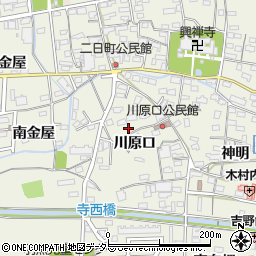 愛知県犬山市羽黒川原口16周辺の地図