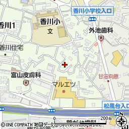 神奈川県茅ヶ崎市香川1丁目5-25周辺の地図