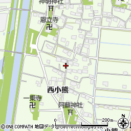 岐阜県羽島市小熊町西小熊4305周辺の地図