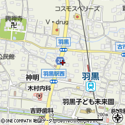 鍵開けの生活救急車　犬山市エリア専用ダイヤル周辺の地図