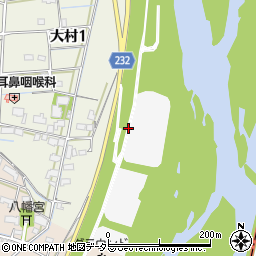 岐阜県大垣市大村町周辺の地図
