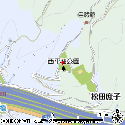 松田町役場　ふるさと鉄道ミニＳＬ周辺の地図