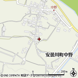 滋賀県高島市安曇川町中野284周辺の地図