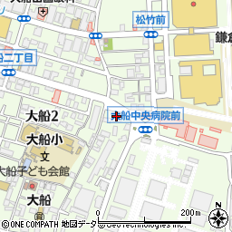 デルニエＫ鎌倉周辺の地図