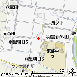 愛知県犬山市羽黒新外山69周辺の地図