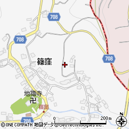 神奈川県足柄上郡大井町篠窪周辺の地図