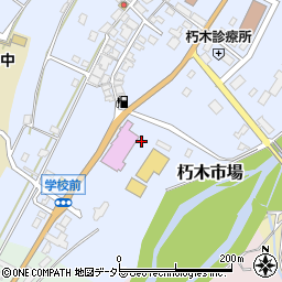 滋賀県高島市朽木市場周辺の地図