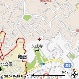 神奈川県鎌倉市植木497周辺の地図