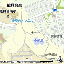 神奈川県横浜市金沢区能見台森周辺の地図